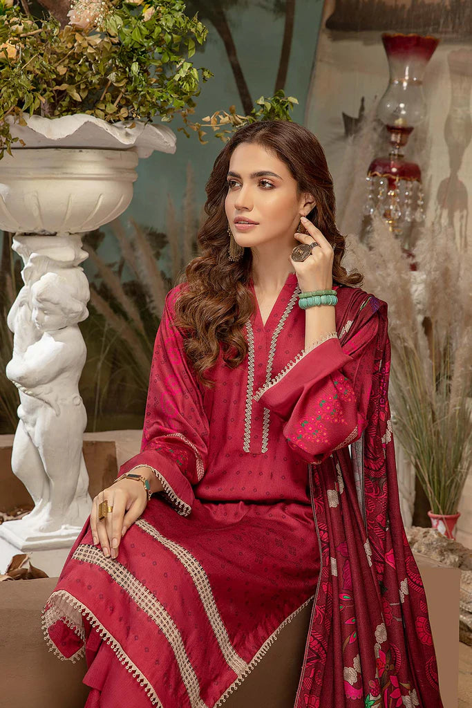Charizma C-Prints Beyond Casuals Unstitched Kotail Printed 3Pc Suit CPW-14