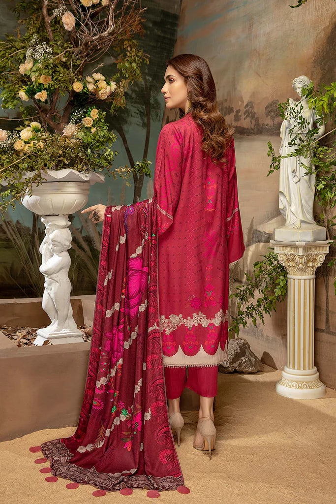 Charizma C-Prints Beyond Casuals Unstitched Kotail Printed 3Pc Suit CPW-14