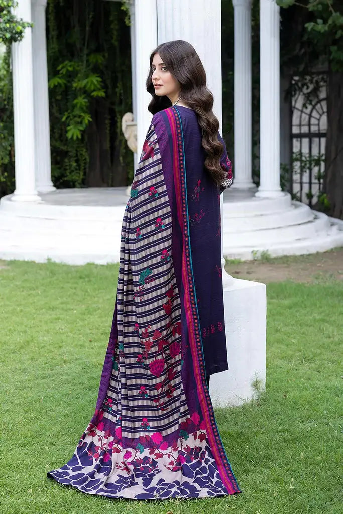 Charizma C-Prints Unstitched Slub Linen 3Pc Suit CPW22-20