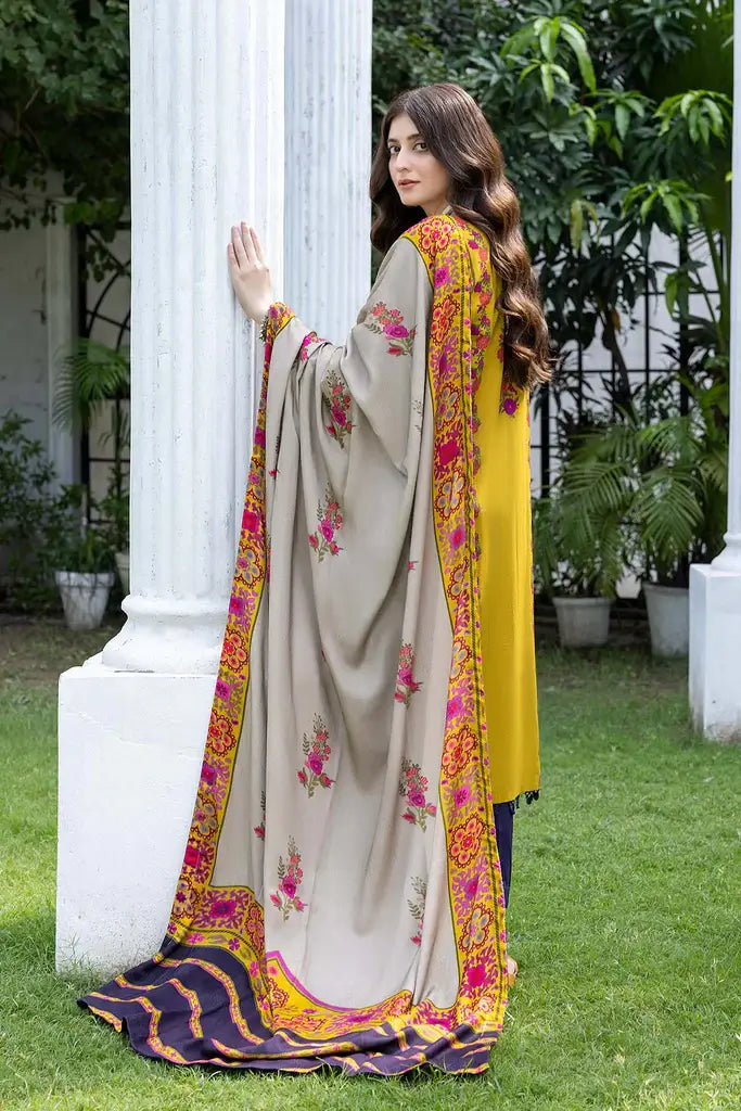 Charizma C-Prints Unstitched Slub Linen 3Pc Suit CPW22-21