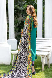 Charizma C-Prints Unstitched Slub Linen 3Pc Suit CPW22-22