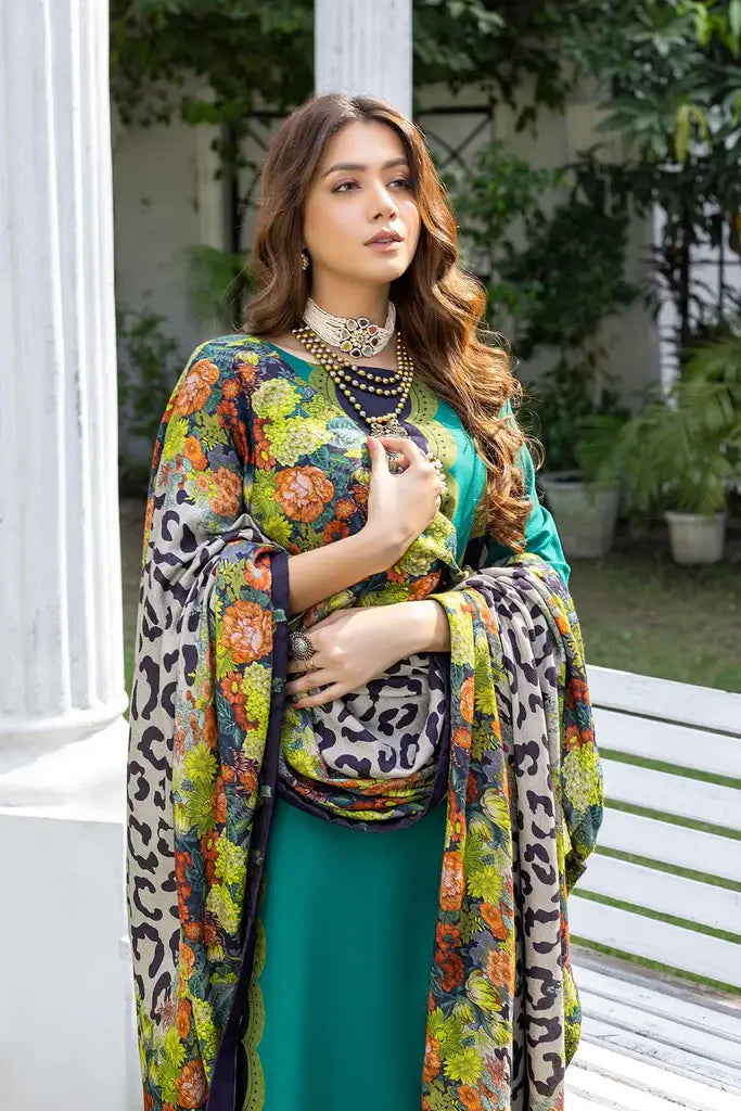 Charizma C-Prints Unstitched Slub Linen 3Pc Suit CPW22-22