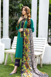 Charizma C-Prints Unstitched Slub Linen 3Pc Suit CPW22-22