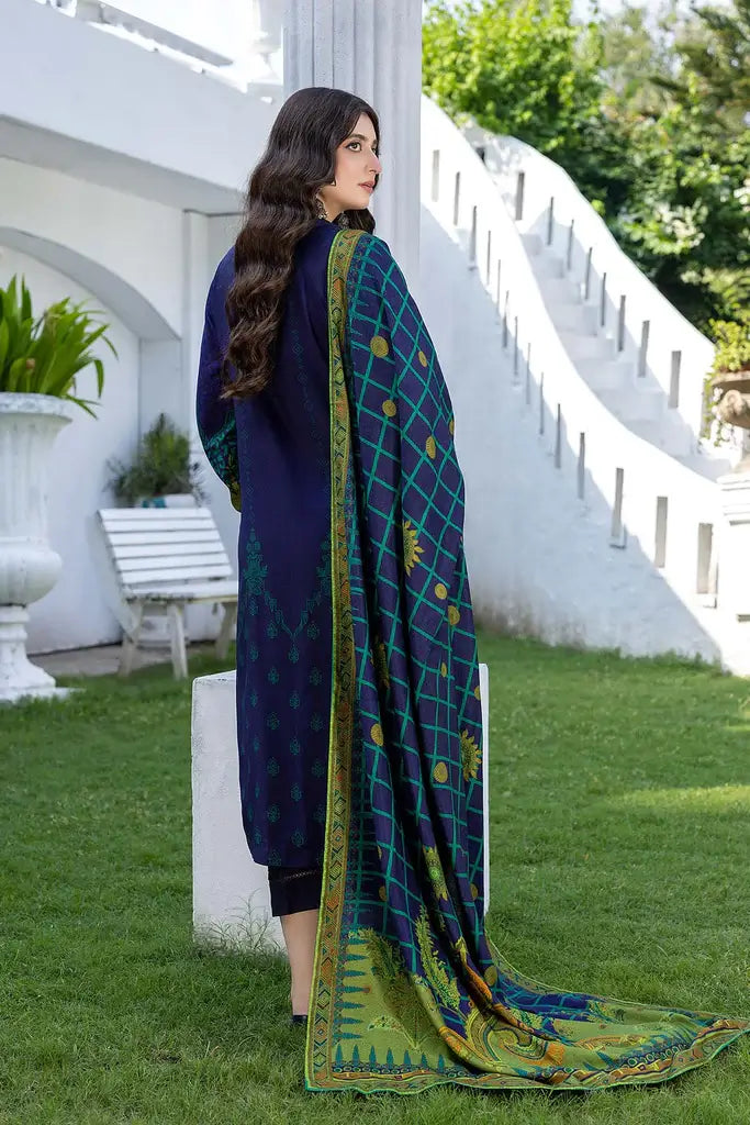 Charizma C-Prints Unstitched Slub Linen 3Pc Suit CPW22-23