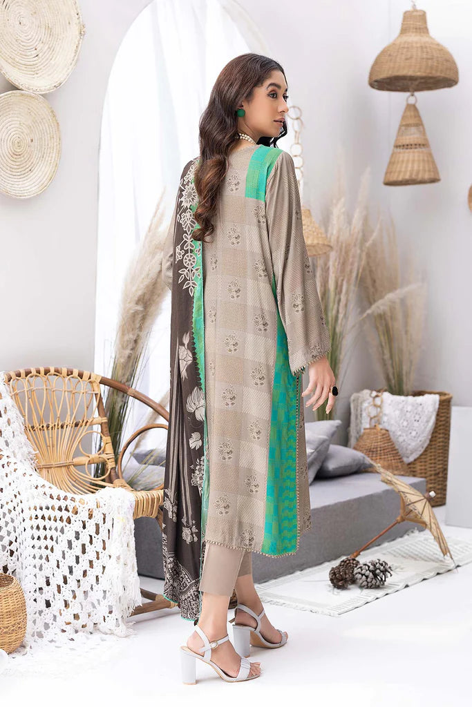 Charizma C-Prints Unstitched Slub Linen 3Pc Suit CPW22-30