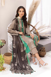 Charizma C-Prints Unstitched Slub Linen 3Pc Suit CPW22-30