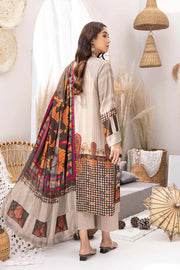 Charizma C-Prints Unstitched Slub Linen 3Pc Suit CPW22-33