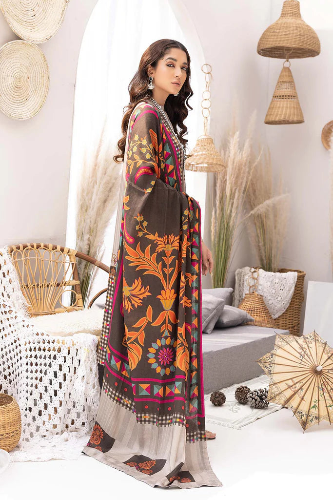 Charizma C-Prints Unstitched Slub Linen 3Pc Suit CPW22-33