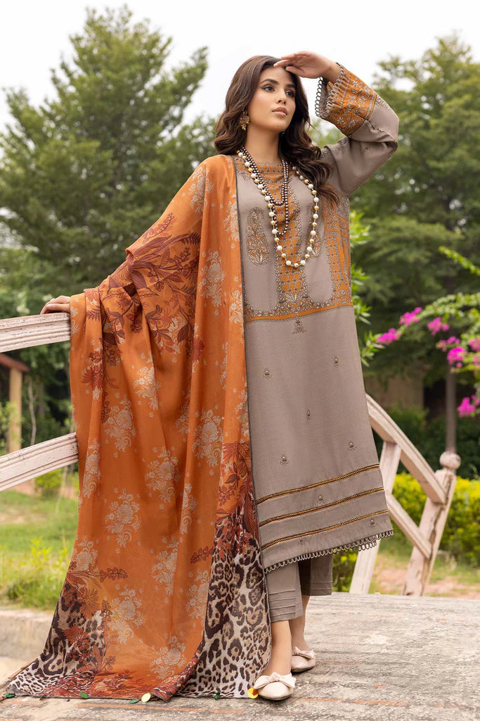 Charizma C-Prints Unstitched Dhanak 3Pc Suit CPW22-35