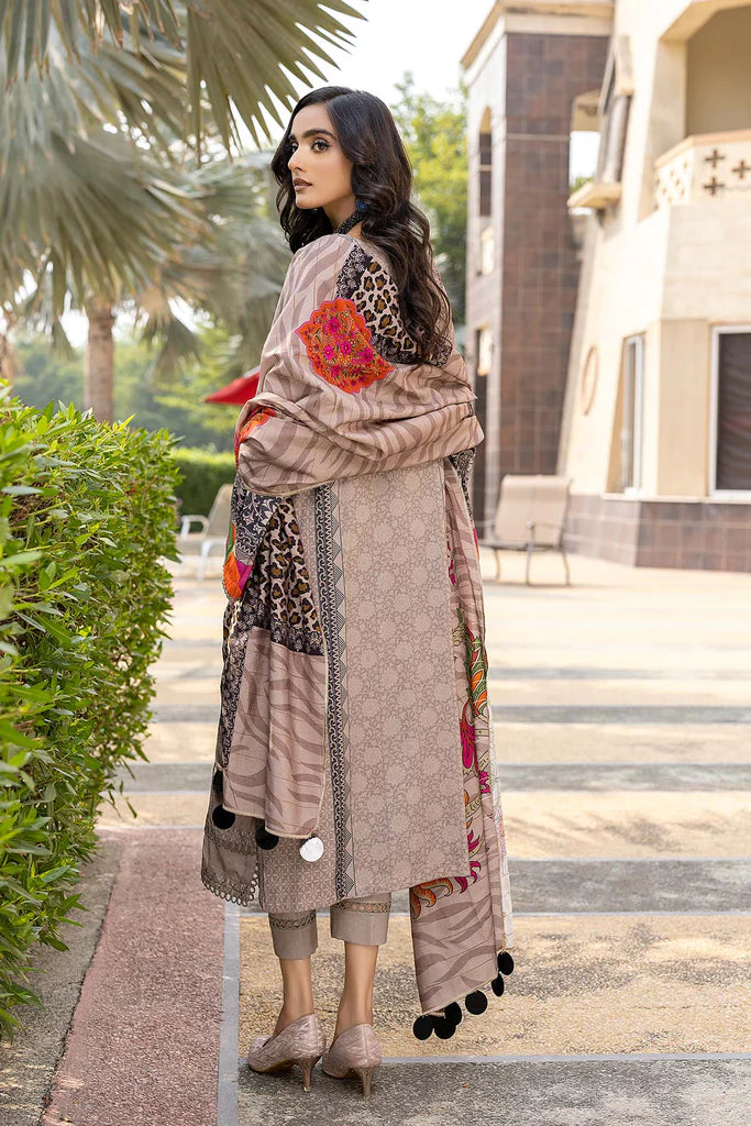 Charizma C-Prints Unstitched Dhanak 3Pc Suit CPW22-36