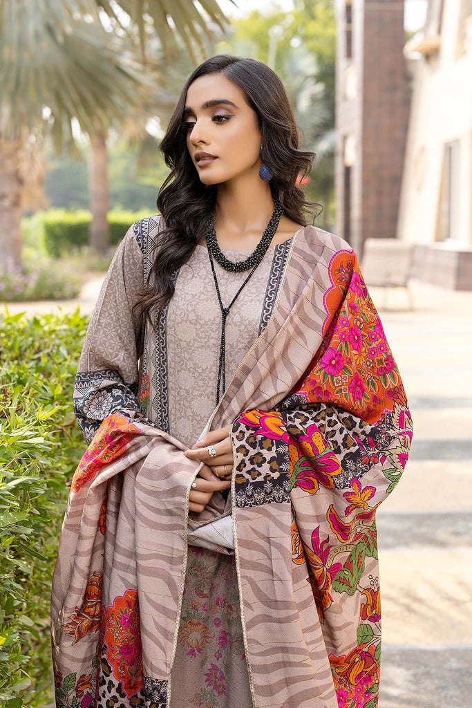 Charizma C-Prints Unstitched Dhanak 3Pc Suit CPW22-36