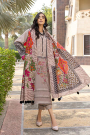 Charizma C-Prints Unstitched Dhanak 3Pc Suit CPW22-36