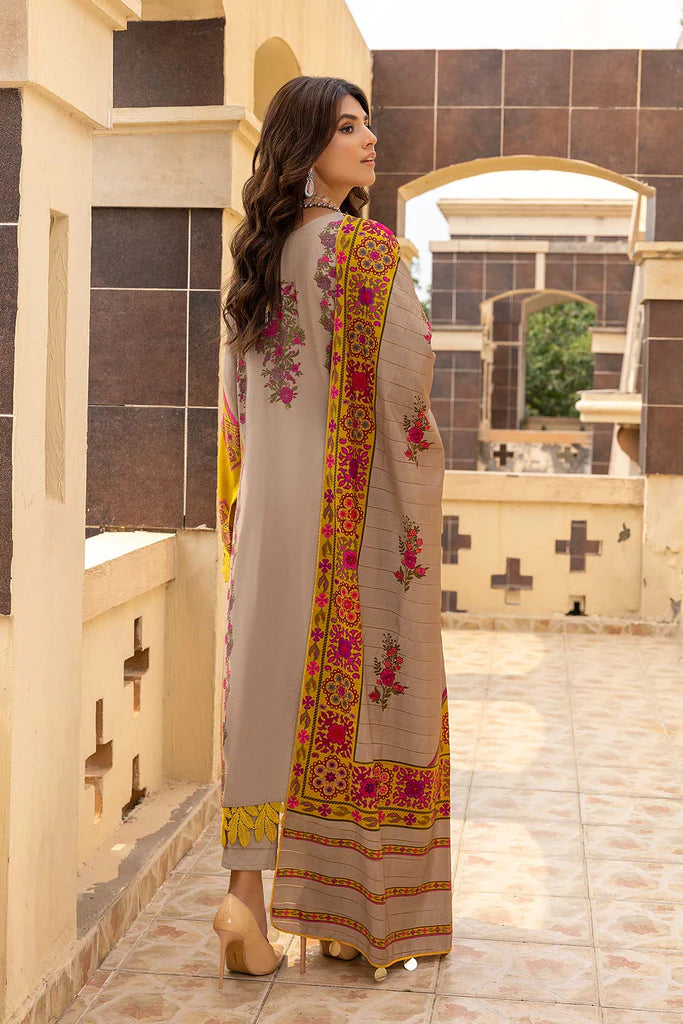 Charizma C-Prints Unstitched Dhanak 3Pc Suit CPW22-38