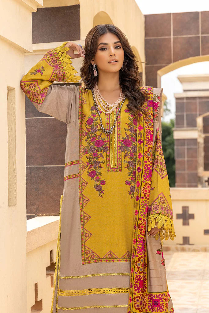 Charizma C-Prints Unstitched Dhanak 3Pc Suit CPW22-38