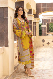 Charizma C-Prints Unstitched Dhanak 3Pc Suit CPW22-38