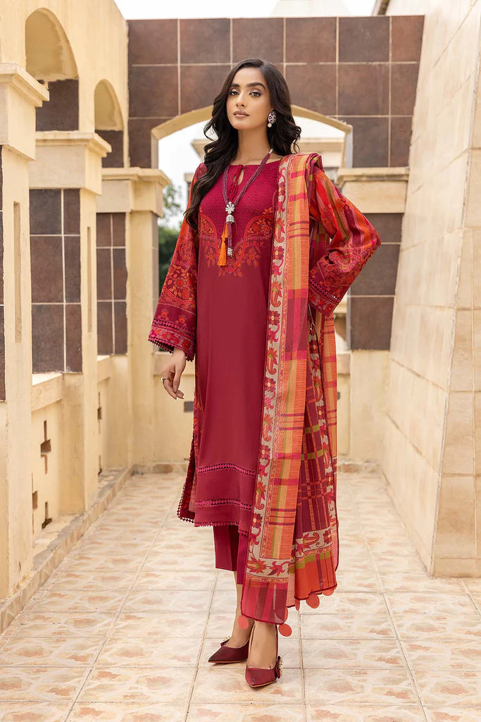 Charizma C-Prints Unstitched Dhanak 3Pc Suit CPW22-39 Charizma C-Prints Unstitched Dhanak 3Pc Suit CPW22-39