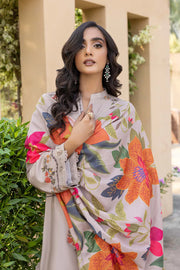 Charizma C-Prints Unstitched Dhanak 3Pc Suit CPW22-42