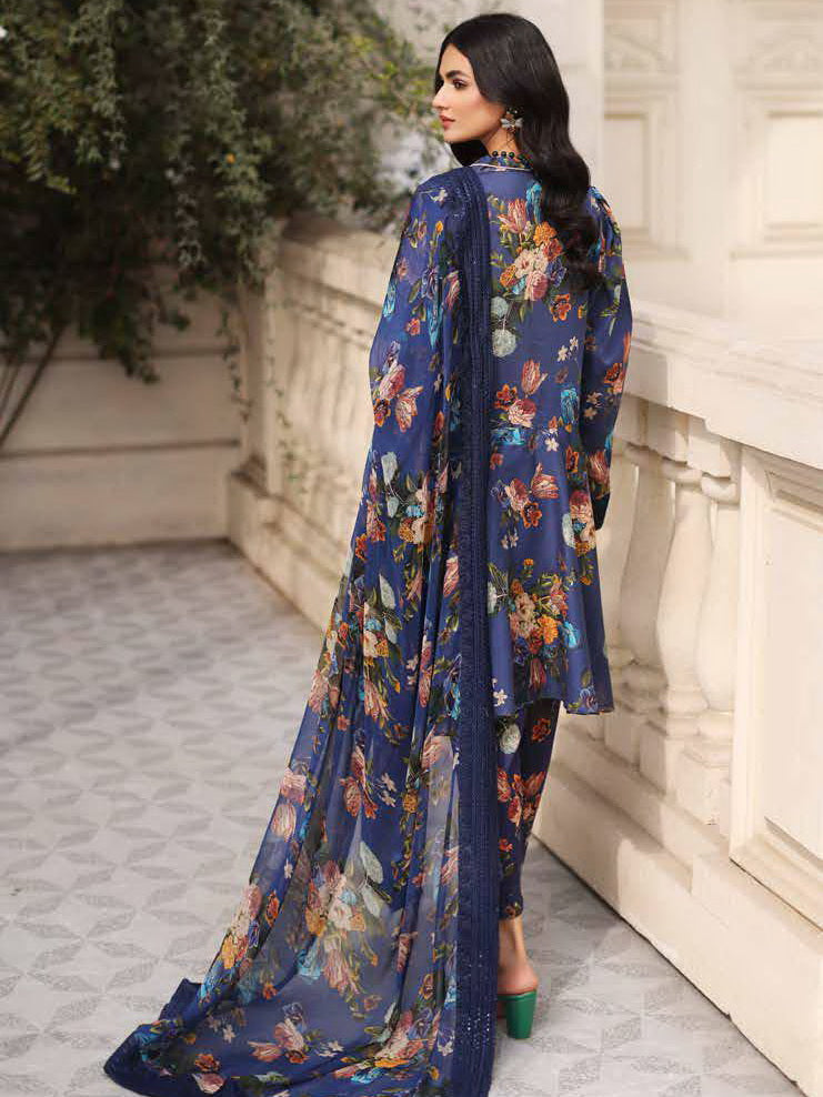 Charizma Rang-e-Bahaar Embroidered Lawn Unstitched 3 Piece Suit CRB-01