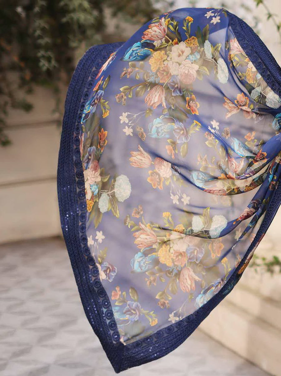 Charizma Rang-e-Bahaar Embroidered Lawn Unstitched 3 Piece Suit CRB-01