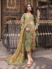 Charizma Rang-e-Bahaar Embroidered Lawn Unstitched 3 Piece Suit CRB-02