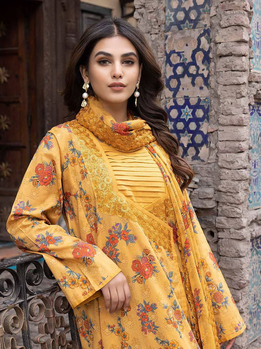Charizma Rang-e-Bahaar Embroidered Lawn Unstitched 3 Piece Suit CRB-06
