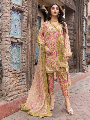 Charizma Rang-e-Bahaar Embroidered Lawn Unstitched 3 Piece Suit CRB-07