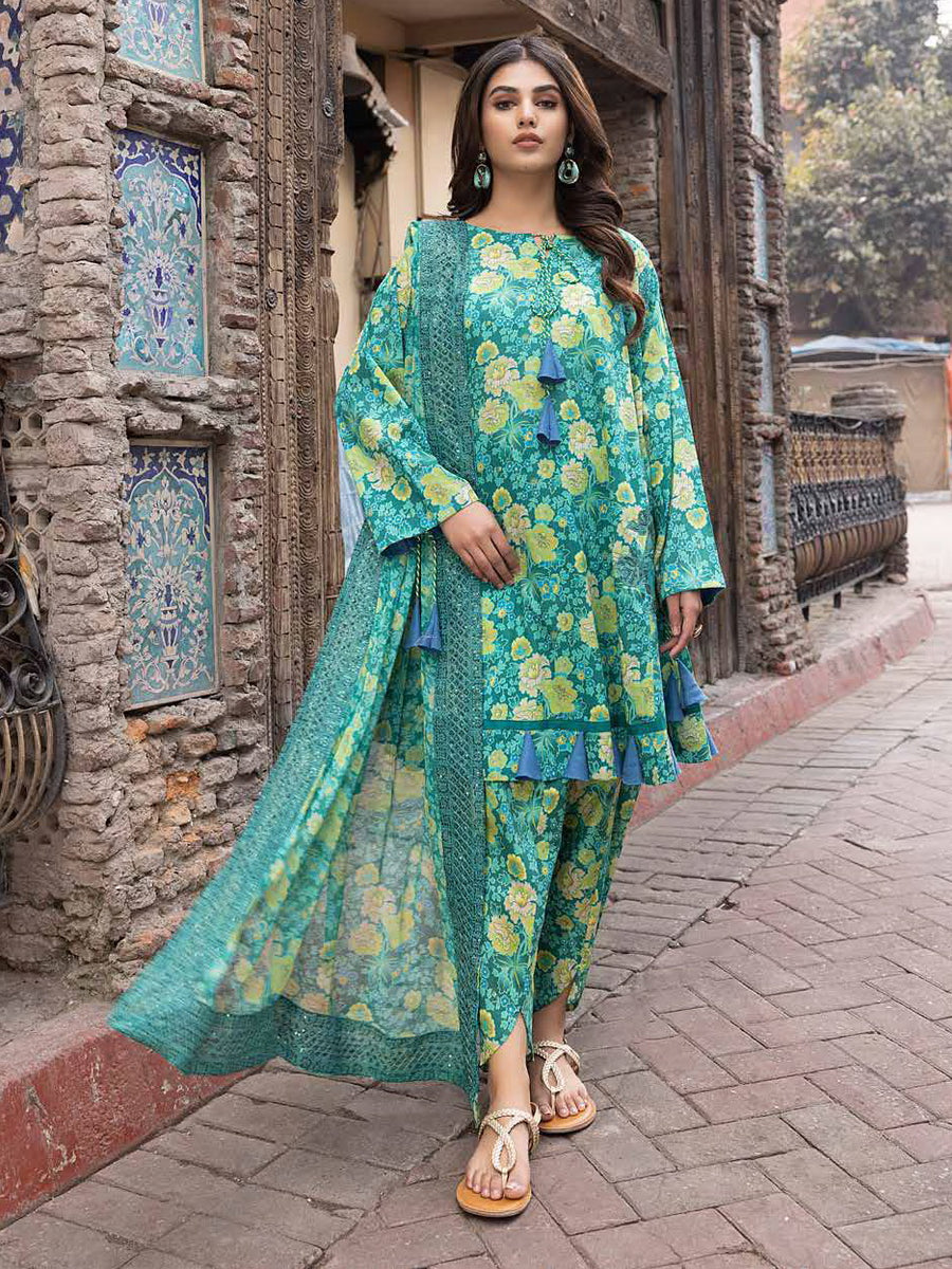 Charizma Rang-e-Bahaar Embroidered Lawn Unstitched 3 Piece Suit CRB-08