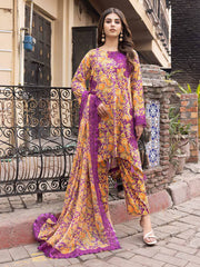 Charizma Rang-e-Bahaar Embroidered Lawn Unstitched 3 Piece Suit CRB-11