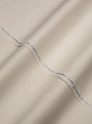 Bareeze Man Egyptian Cotton 2/1 Unstitched Fabric for Summer  - Cream