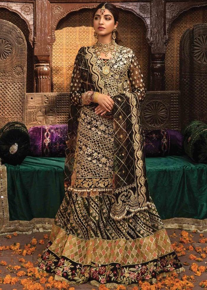 Crimson Wedding Collection Unstitched Formals Handmade Suit ONYX - 5B - FaisalFabrics.pk