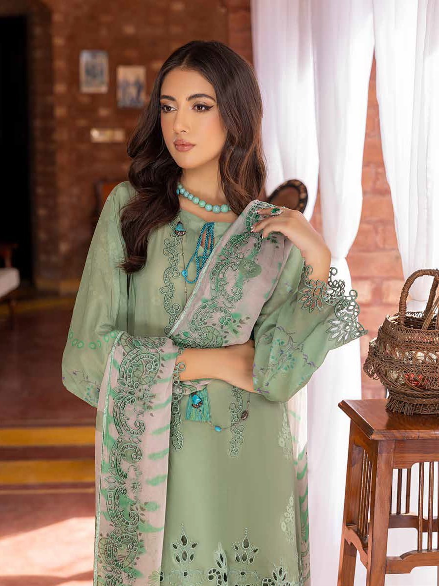 Charizma Swissmiss Unstitched Embroidered 3Pc Suit CSM-02