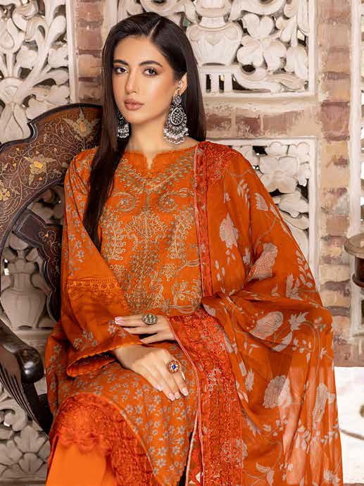 Charizma Swissmiss Unstitched Embroidered 3Pc Suit CSM-06