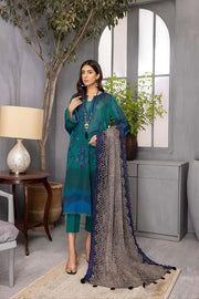 Charizma Swissmiss Unstitched Embroidered Swiss Voil 3Pc CSM22-09
