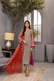 Charizma Swissmiss Unstitched Embroidered Swiss Voil 3Pc CSM22-10