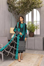 Charizma Swissmiss Unstitched Embroidered Swiss Voil 3Pc CSM22-11