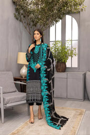 Charizma Swissmiss Unstitched Embroidered Swiss Voil 3Pc CSM22-11