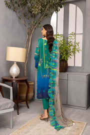 Charizma Swissmiss Unstitched Embroidered Swiss Voil 3Pc CSM22-13