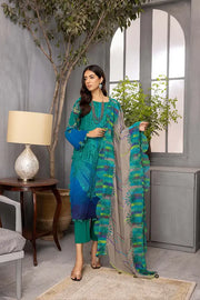 Charizma Swissmiss Unstitched Embroidered Swiss Voil 3Pc CSM22-13