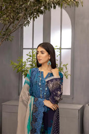 Charizma Swissmiss Unstitched Embroidered Swiss Voil 3Pc CSM22-15