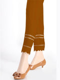 Premium Unstitched Cotton Plain Trouser Fabric CT-GD-85 Mustard - FaisalFabrics.pk