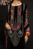 Charizma Signature Unstitched Embroidered Velvet 3Pc Suit CV22-03