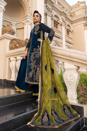 Charizma Signature Unstitched Embroidered Velvet 3Pc Suit CV22-07