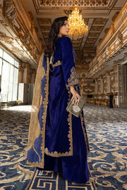 Charizma Signature Unstitched Embroidered Velvet 3Pc Suit CV22-09