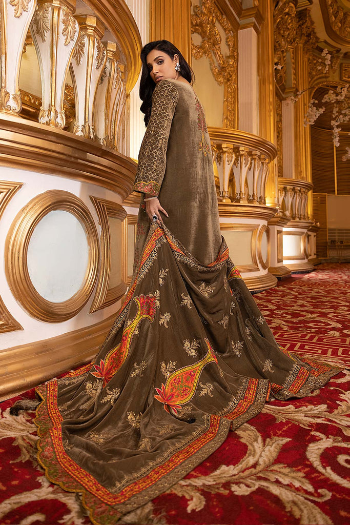 Charizma Signature Unstitched Embroidered Velvet 3Pc Suit CV22-10