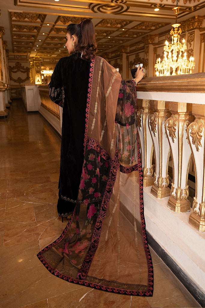 Charizma Signature Unstitched Embroidered Velvet 3Pc Suit CV22-11