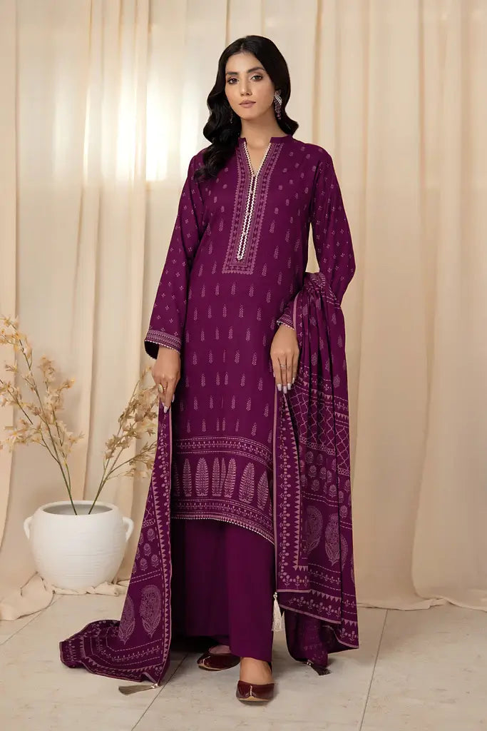 Lakhany Cashmi Vool Unstitched Printed 3Pc Suit CVC-1001-A