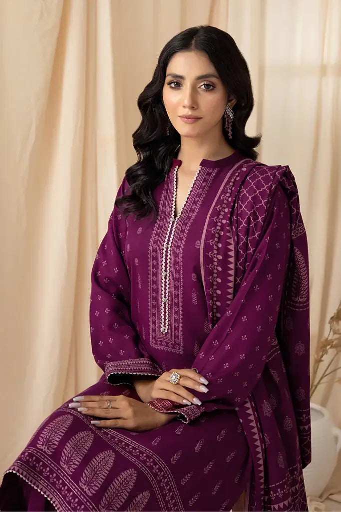 Lakhany Cashmi Vool Unstitched Printed 3Pc Suit CVC-1001-A