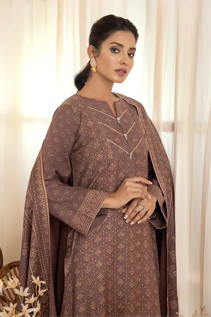 Lakhany Cashmi Vool Unstitched Printed 3Pc Suit CVC-1002-C