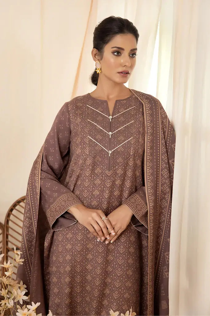 Lakhany Cashmi Vool Unstitched Printed 3Pc Suit CVC-1002-C