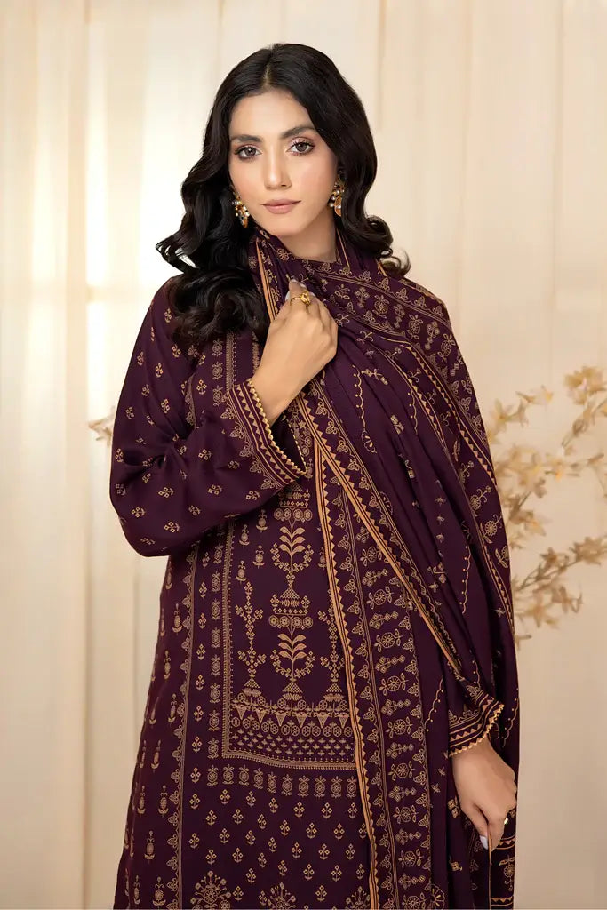 Lakhany Cashmi Vool Unstitched Printed 3Pc Suit CVC-1003-A